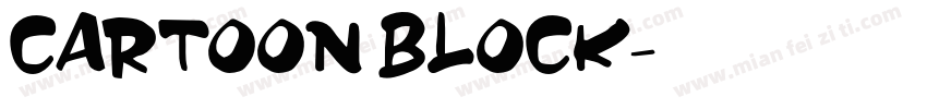 CARTOON BLOCK字体转换